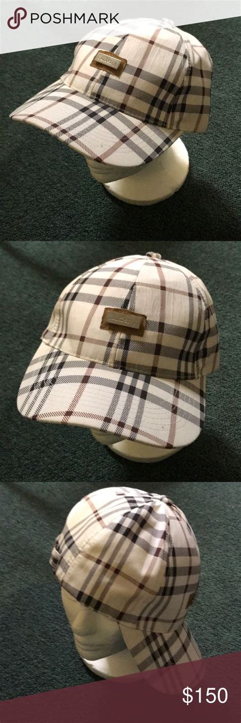 all white burberry hat|burberry cap women's.